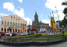 Praça-centro de feira